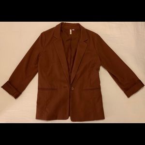 Frenchi Chestnut-Brown Blazer